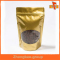 China fabricante de rotogravura de umidade prova plástico ziplock stand up sacos de embalagem de grãos de café para armazenamento de café